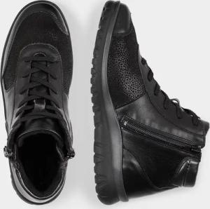 Stiefelette mit angenehmer Halluxfunktion - schwarz - Gr. 37 von Goldner Fashion