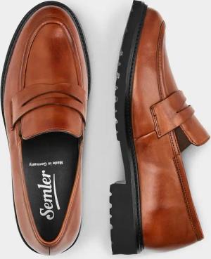 Slipper aus weichem Leder - braun - Gr. 37 von Goldner Fashion
