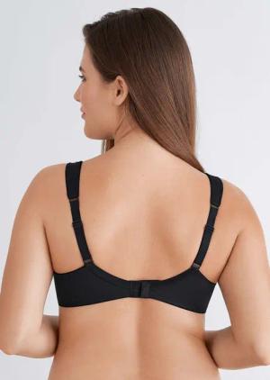 Bügel-BH gemoldet - schwarz - Gr. 80 C von Goldner Fashion