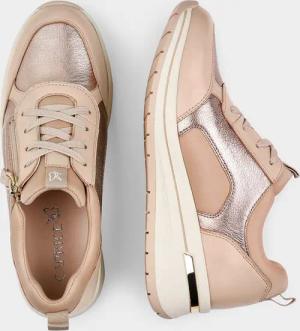Sneaker mit komfortablem Reißverschluss - beige - Gr. 39 von Goldner Fashion
