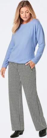 Shirt in Flausch-Qualität - hellblau - Gr. 50 von Goldner Fashion