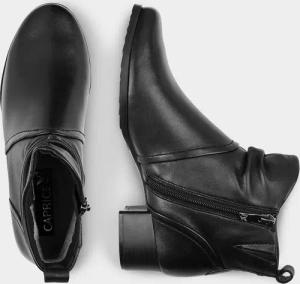 Stiefelette mit Reißverschluss - schwarz - Gr. 37 von Goldner Fashion