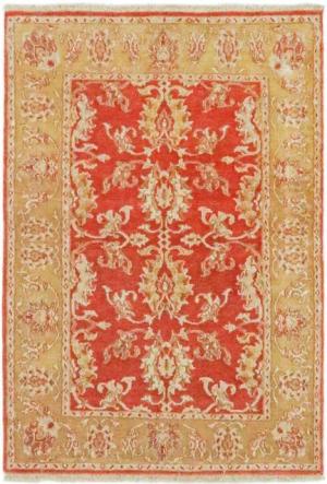 Nain Trading Orientteppich Isfahan 96x140 Handgeknüpfter Orientteppich / Perserteppich, rechteckig, Höhe: 8 mm