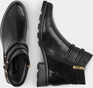 Stiefelette mit Reißverschluss - schwarz - Gr. 38,5 von Goldner Fashion