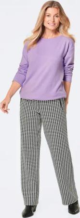 Shirt in Flausch-Qualität - flieder - Gr. 25 von Goldner Fashion