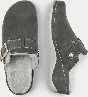 Pantoffel - grau - Gr. 38 von Goldner Fashion