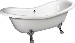 HAK Badewanne CHARLESTON freistehende Badewanne, 188x80x41 cm