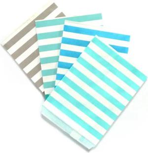 Frau WUNDERVoll Papierdekoration 100 Papiertüten Design Mix 17, 4 Designs, je 25 Papiertüten