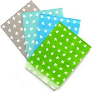 Frau WUNDERVoll Papierdekoration 100 Papiertüten Design Mix 20, 4 Designs, je 25 Papiertüten