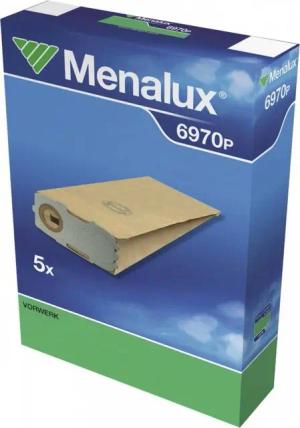 Menalux Staubsaugerbeutel Menalux 6970P Staubsaugerbeutel für Kobold, passend für Vorwerk Kobold 118-122, Kompatibel mit Vorwerk Kobold