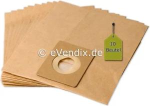eVendix Staubsaugerbeutel 10 Staubsaugerbeutel kompatibel mit TRISA C 009A Magig VAC, passend für TRISA, 10 St., TRISA C 009A Magig VAC