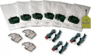 eVendix Staubsaugerbeutel passend für Vorwerk Kobold VK 140 / 150, passend für Vorwerk, 1 St., Vorwerk Kobold VK 140, 150