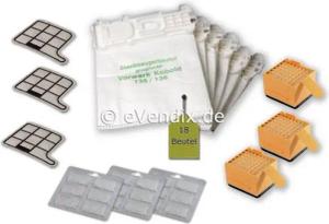 eVendix Staubsaugerbeutel passend für Vorwerk Kobold VK 135 / 136, passend für Vorwerk, 1 St., Vorwerk Kobold VK 135, 136
