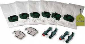 eVendix Staubsaugerbeutel passend für Vorwerk Kobold VK 140 / 150, passend für Vorwerk, 1 St., Vorwerk Kobold VK 140, 150
