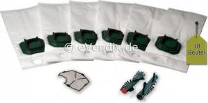 eVendix Staubsaugerbeutel passend für Vorwerk Kobold VK 140 / 150, passend für Vorwerk, 1 St., Vorwerk Kobold VK 140, 150