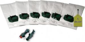 eVendix Staubsaugerbeutel passend für Vorwerk Kobold VK 140 / 150, passend für Vorwerk, 1 St., Vorwerk Kobold VK 140, 150