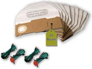 eVendix Staubsaugerbeutel passend für Vorwerk Kobold VK 130, VK 131, SC, passend für Vorwerk, 1 St., Vorwerk Kobold VK 130, 131, SC