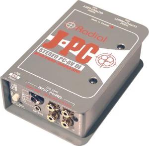 Radial Audio-Wandler, (JPC aktive LapTop DI-Box, Studio Hardware, DI-Boxen), JPC - DI Box