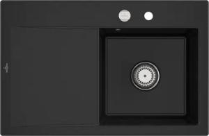 Villeroy & Boch Einbauspüle Keramikspüle 334702J0, Subway Style 45