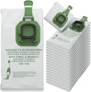 VIOKS Staubsaugerbeutel Filterbeutel 5 lagig, passend für Vorwerk, 18 St., aus Microvlies für Vorwerk Kobold VK 140 VK 150 Staubsauger