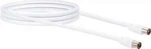 Schwaiger KVK30 532 SAT-Kabel, IEC Stecker, (300 cm), 2-fach geschirmt