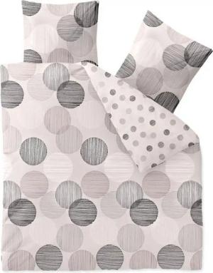 aqua-textil Bettwäsche Trend Bettgarnitur Renforcé Reißverschluss 200x200cm Filia, Baumwolle, 3 teilig