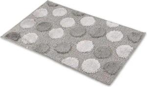 ANRO Badematte Badteppich LEA, Höhe 8 mm, strapazierfähig, schmutzabweisend, wasserundurchlässig, rutschfest, pflegeleicht, Polypropylen, Rechteckig, Textil