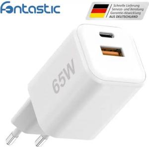 fontastic MINI GaNto 65W WS Schnelladegerät USB-A / USB-C USB-Ladegerät