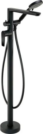 TRIZERATOP Wannenarmatur Wannenarmatur, freistehend, mit Duschset Nero (Wannenarmatur, freistehend, mit Duschset Nero, Wannenarmatur, freistehend, mit Duschset Nero)