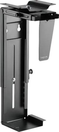 LogiLink Verstellbare PC-Halterung Monitor-Halterung, (1-tlg., PC-Halterung, 360° drehbar, bis 10 kg, Größe Höhe: 300-533 mm, Breite: 88-203 mm)
