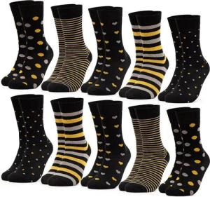 OCCULTO Basicsocken Damen Baumwollsocken 10er Pack (Modell: Rita) (10-Paar)
