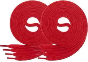 Di Ficchiano Schnürsenkel 2 Paar - Schnürsenkel flach 8mm breit reißfest aus Polyester