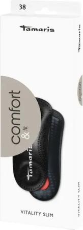 Tamaris Fußbetteinlage Vitality Slim - Kurzes Lederfußbett