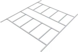 Pergart Fundamentrahmen Frankfurt II 1112, BxT: 309x352 cm