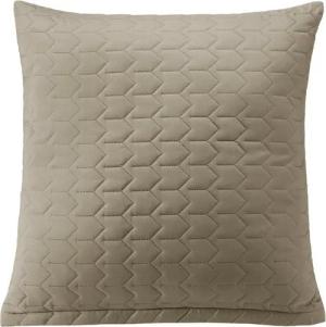 aqua-textil Bettdecke, Kopfkissen + Topper Steppkissen Dreamlike gesteppt leichte Wattierung 45x45cm taupe