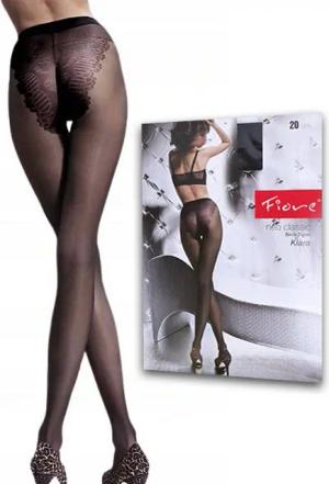 Sarcia.eu Strumpfhose Strumpfhose KLARA mit verziertem Unterhosenteil 20 DEN 3-M