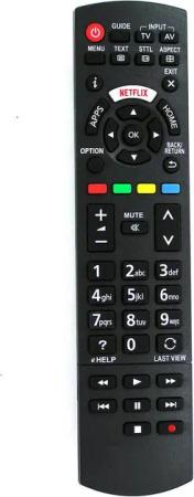 Alltro Ersatz Fernbedienung für Panasonic N2QAYB001108 Fernseher TV Fernbedienung