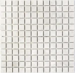 Mosani Bodenfliese Marmormosaik Mosaikfliesen elfenbein matt / 10 Matten