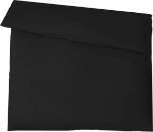 aqua-textil Bettwäsche Luxury Deckenbezug Bettdecke Mako Satin 200x200cm schwarz, Baumwolle, 0 teilig