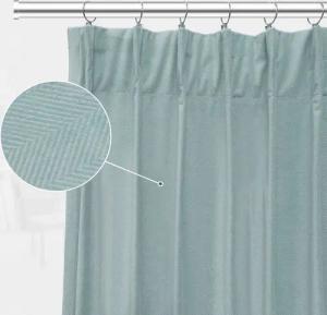 Qelus Gardine Vorhang Blickdicht,Schiebegardinen Verdunklungsgardine Wohnzimmer, (2 St), Samt Einfach Abdunkelnde Vorhänge,132*213/132*244/132*274cm,2 Stück