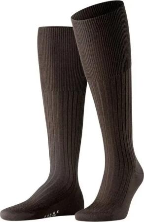 FALKE Kniestrümpfe Bristol Pure (1-Paar) mit Schurwolle