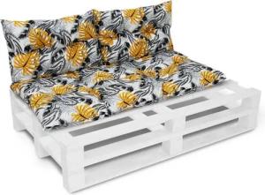 Amilian Stuhlkissen - Bankauflage - Gartenbankauflage - 60x120cm + 2 x 40x60cm, 3er Set - Gartenbankauflage - Pallettensitzkissen - Bankkissen