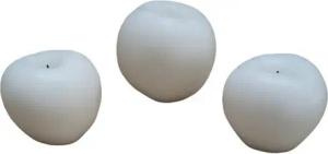 QVC LED-Kerze ELAMBIA Longlife 3 LED-Figurenkerzen Apfelform 5h-Timerfunktion