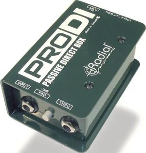 Radial Audio-Wandler, (Pro-DI passive DI-Box, Studio Hardware, DI-Boxen), Pro-DI - DI Box