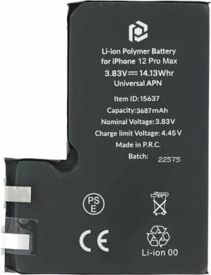 prio prio Batteriezelle für iPhone 12 Pro Max (ohne Flex-Kabel) Handy-Akku (1 St)