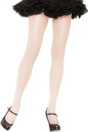 Leg Avenue Feinstrumpfhose Strumpfhose elfenbein Blassweiße Feinstrumpfhose aus Mikrofasern