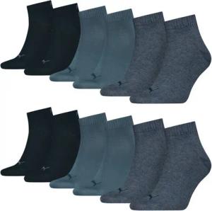 PUMA Freizeitsocken Quarter Socken (6-Paar) mit Cat-Logo und PUMA-Schriftzug