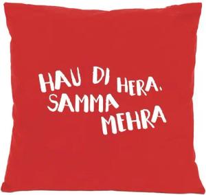 Bavariashop Schlafkissen Kissen "Hau di hera...