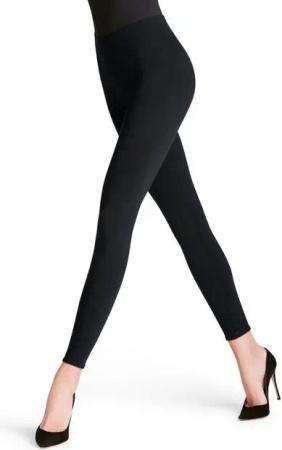 FALKE Feinstrumpfleggings Cotton Seamless (1 St) mit nahtloser Verarbeitung