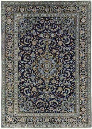Nain Trading Orientteppich Keshan 271x379 Handgeknüpfter Orientteppich / Perserteppich, rechteckig, Höhe: 12 mm